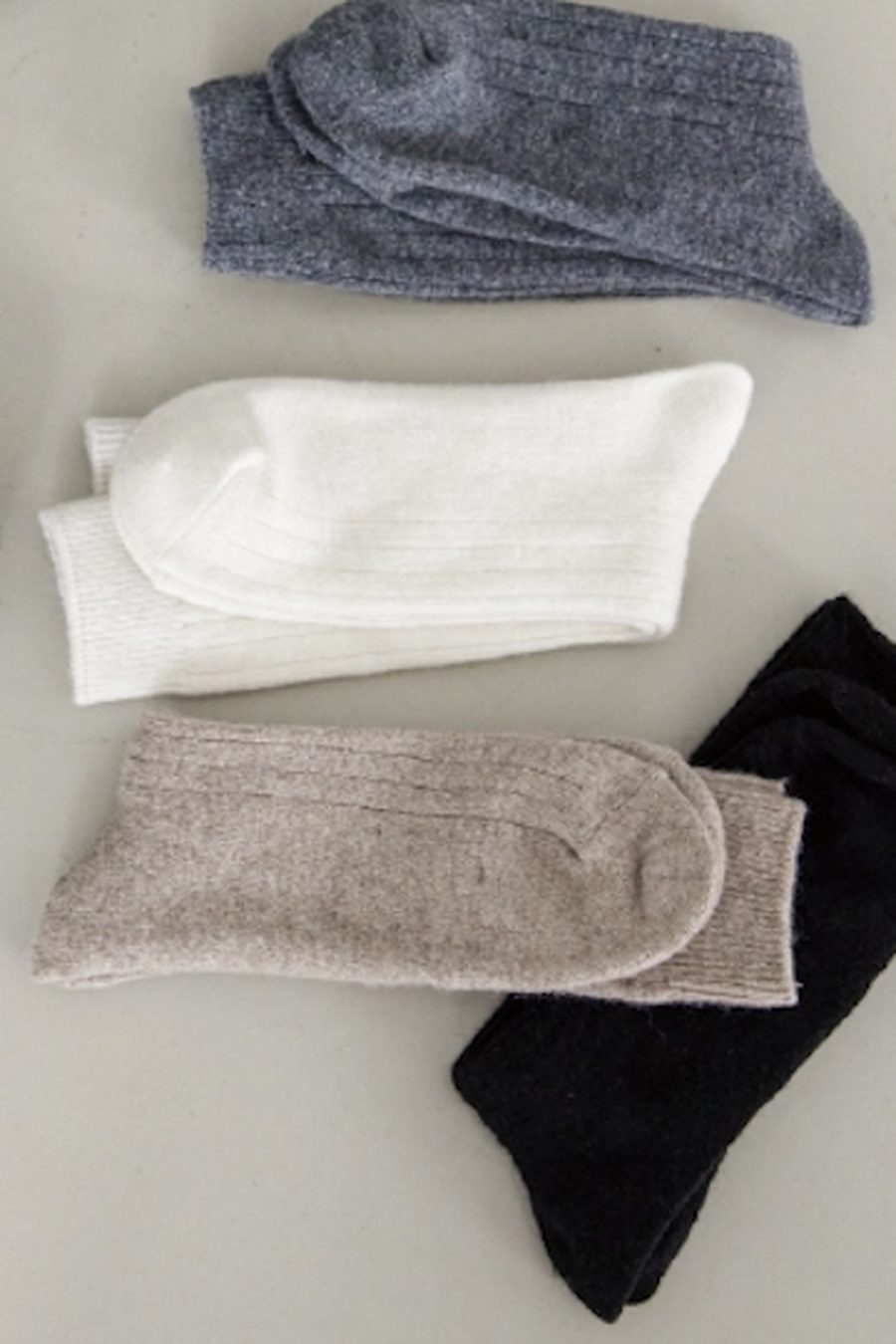 Ink navy - Women's cashmere rib