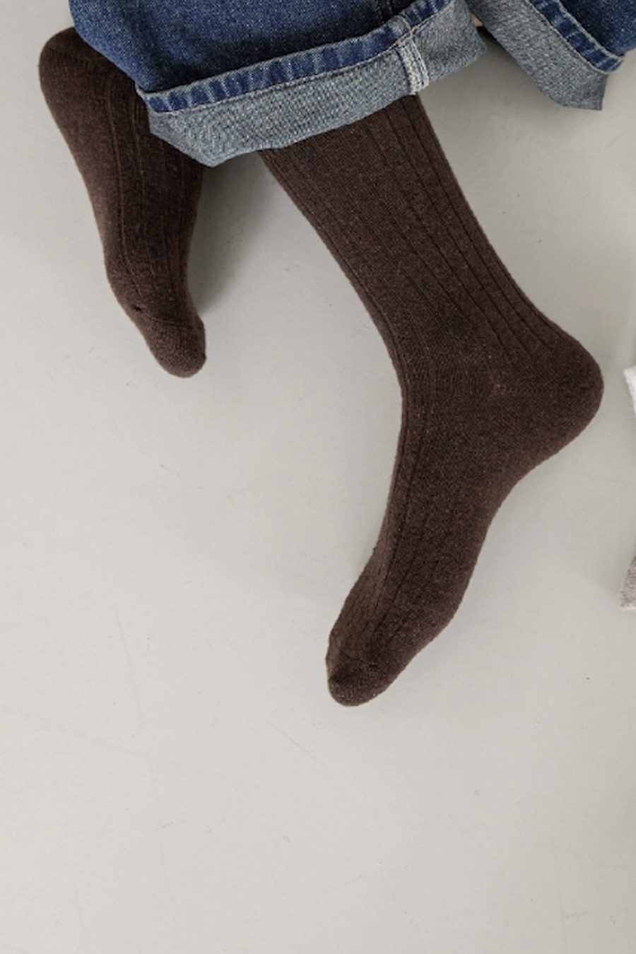 Oatmeal - Women's cashmere rib